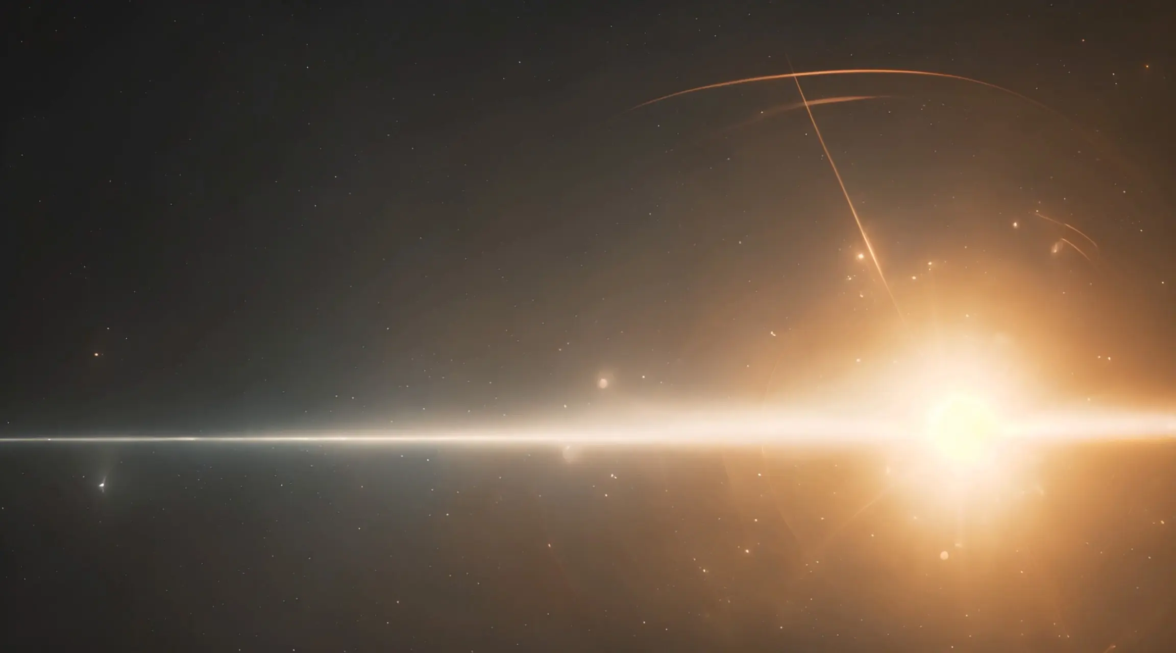 Celestial Light Arcs Sci-Fi Backdrop Video